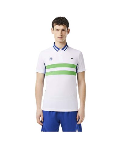 Polo Roland Garros Homme Blanc Lacoste