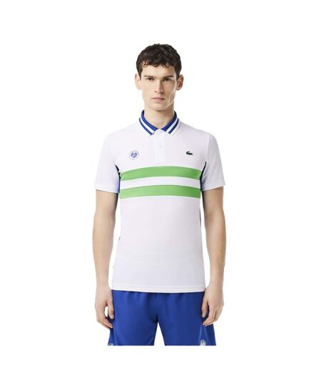 Polo Roland Garros Homme Blanc Lacoste
