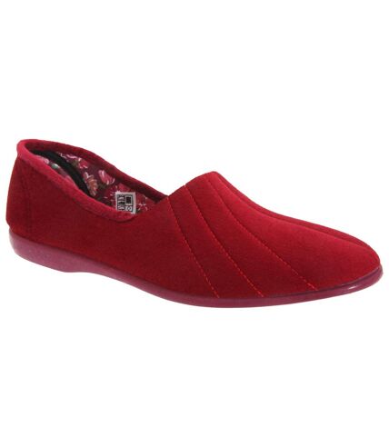 GBS Audrey Ladies Slipper / Womens Slippers (Red) - UTFS105