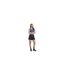 Womens/ladies Equipment Logo Colour Block Bodysuit Blue Adidas-1