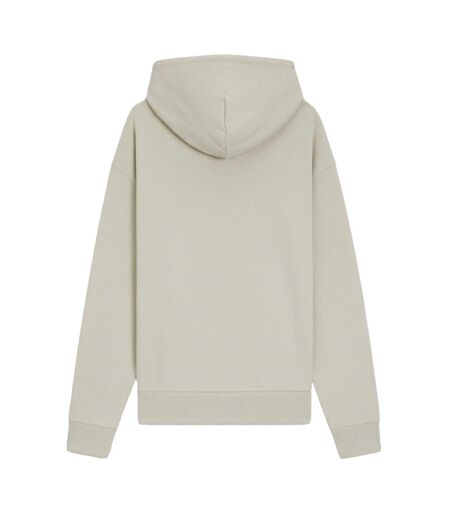Mens Cotton Regular Long-sleeved Pullover Hoodie Beige Boss