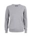 Womens/ladies oakville crew neck sweatshirt grey melange Cutter & Buck-1