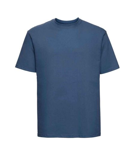 Mens Ringspun Cotton Classic T-shirt Indigo Blue Russell