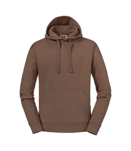 Sweat à capuche authentic homme café Russell