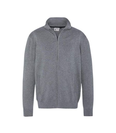 Gilet zippé gris homme schott plb120