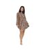 Brave Soul Womens/Ladies Leopard Print Dressing Gown (Leopard Print) - UTUT916-1