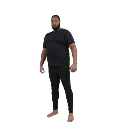 Mens D555 Motherwell Thermal Kingsize Short-sleeved T-shirt Black Duke