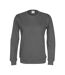 Unisex adult sweatshirt charcoal Cottover-1