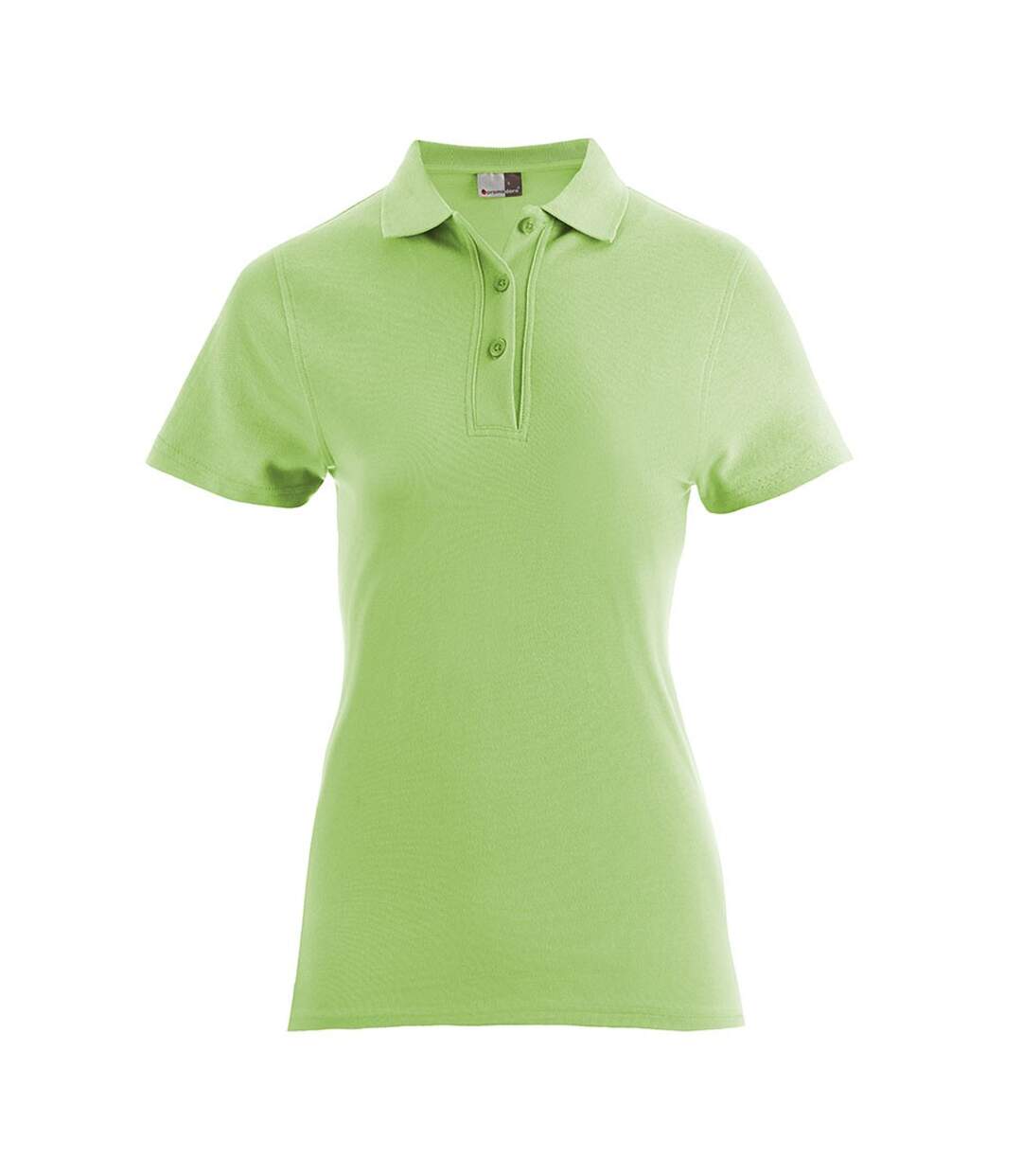 Polo Superior Femme Vert Citron Promodoro-2
