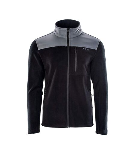 Veste Polaire Hanis Homme Noir Gris Foncé Hi-Tec