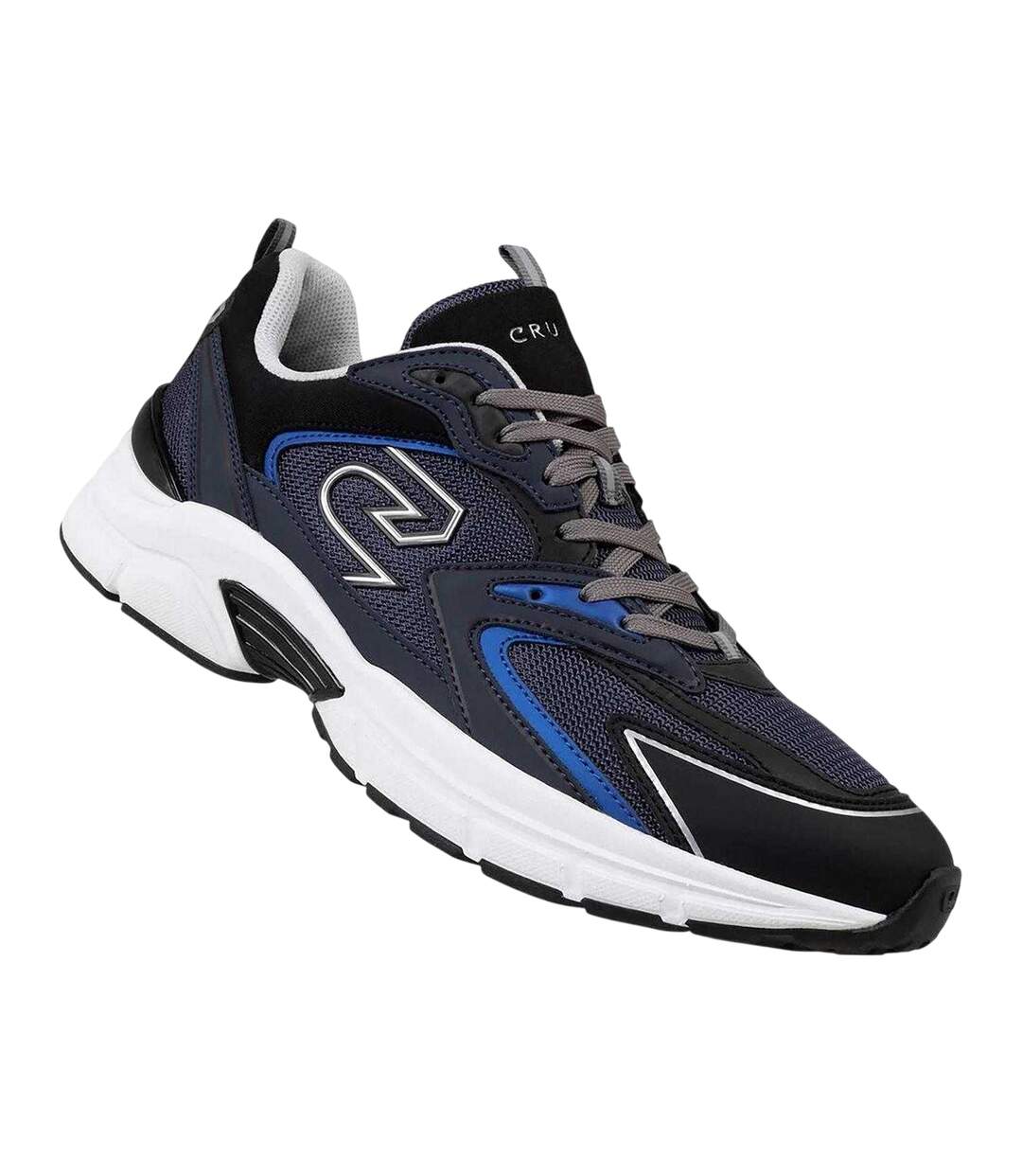 Mens Scorpius Leather Athletic Trainers Navy Cruyff-3