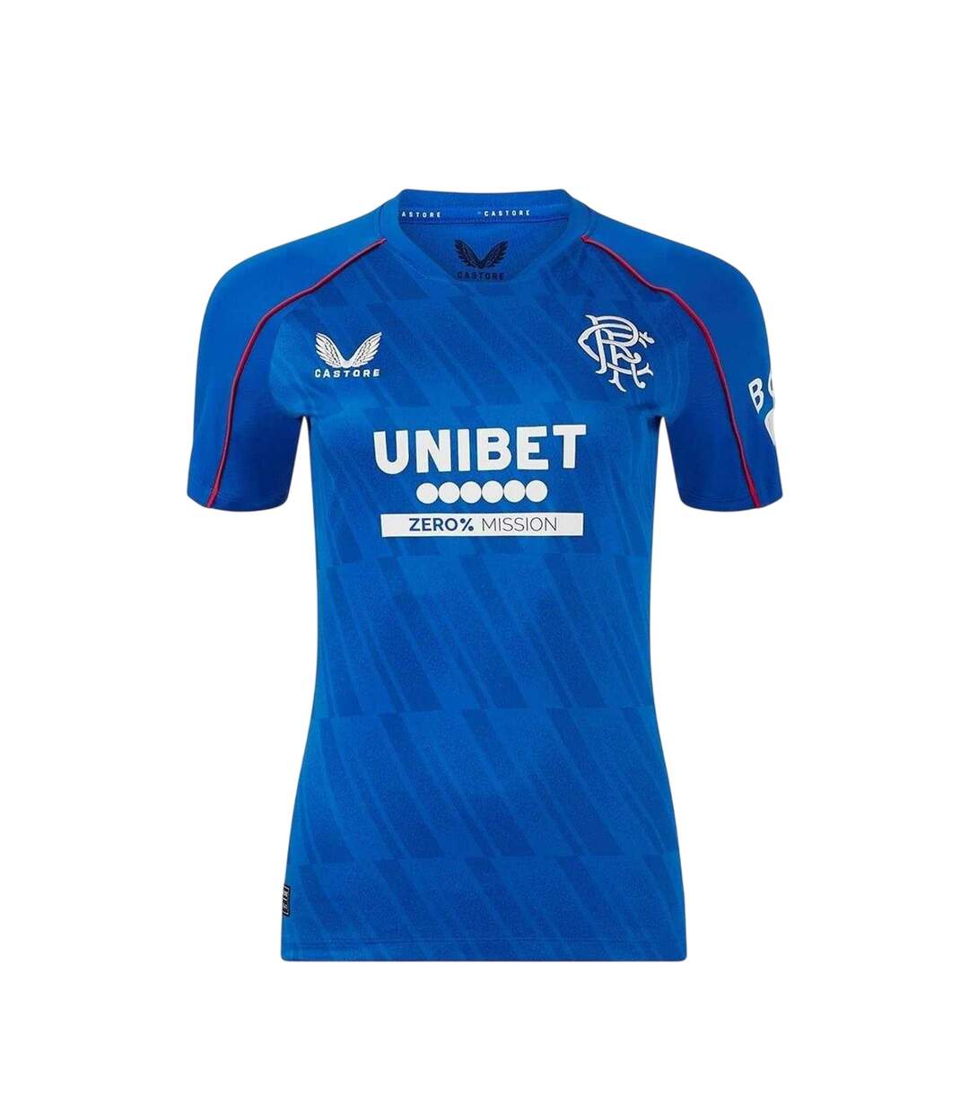 Maillot De Foot Motif/style Rangers Fc Femme Bleu Castore-1