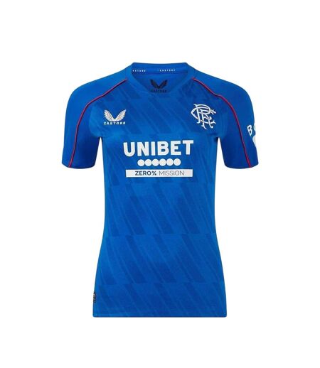 Maillot De Foot Motif/style Rangers Fc Femme Bleu Castore
