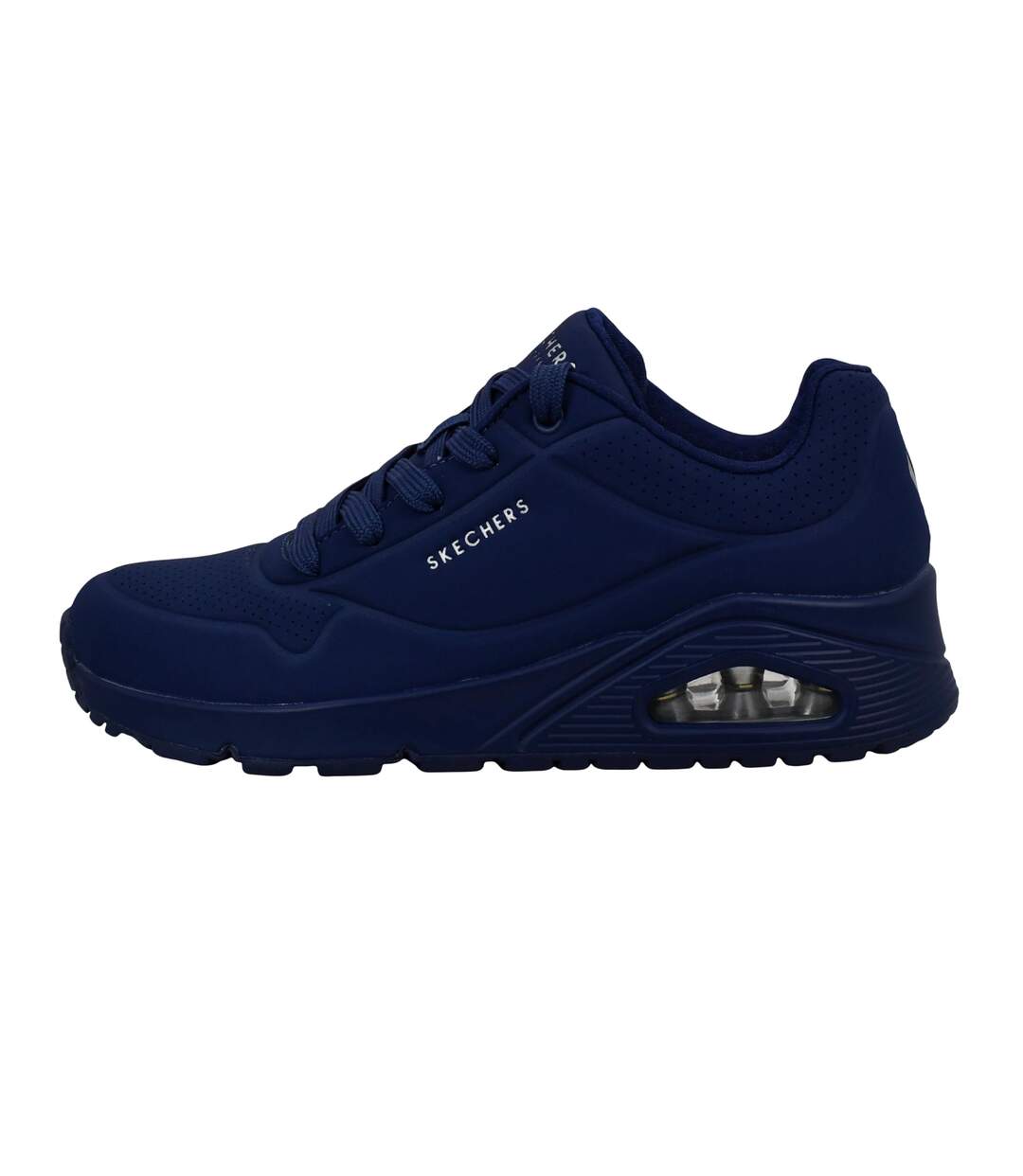 Baskets Durabuck Uno Femme Bleu Marine Skechers-3