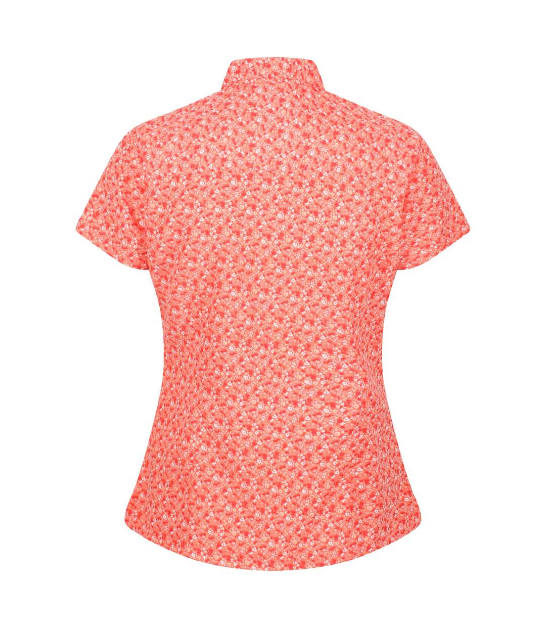 Regatta Womens/Ladies Mindano VI Ditsy Print Shirt (Fusion Coral) - UTRG7533-3