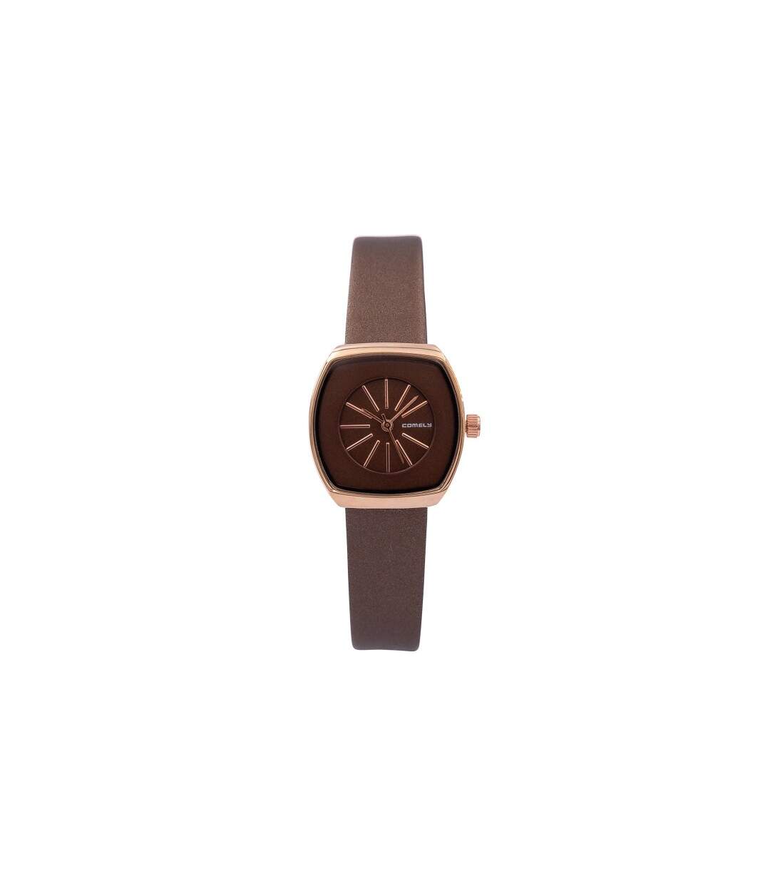 Montre Femme Tendance Marron COMELY