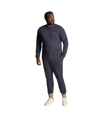 Mens crew neck plus sweatshirt navy Lyle & Scott