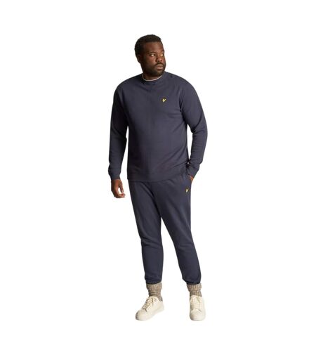 Mens crew neck plus sweatshirt navy Lyle & Scott