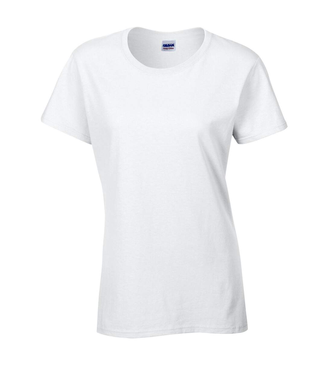 T-shirt femme blanc Gildan