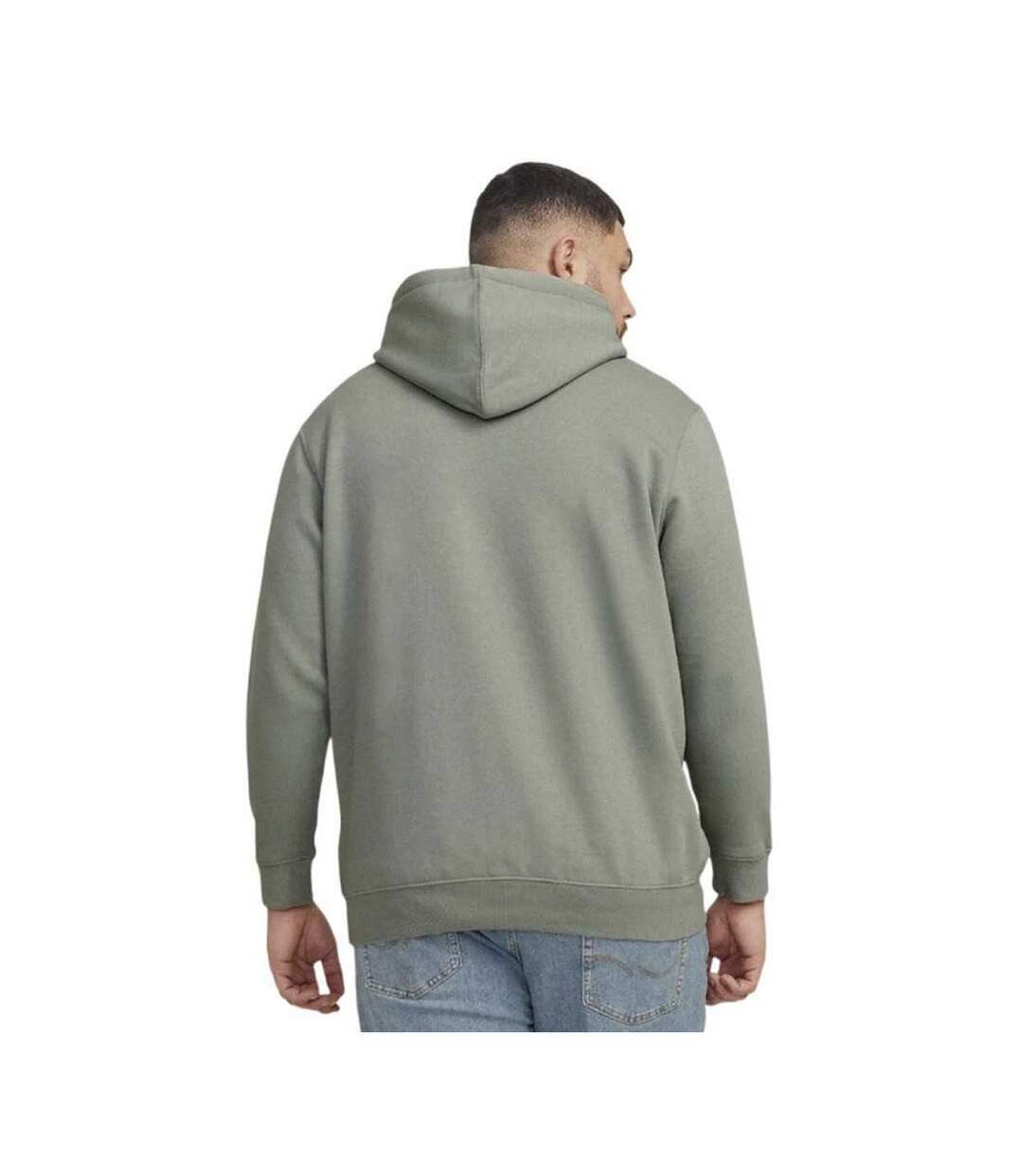 Mens Star Plus Hoodie Green Jack And Jones-3