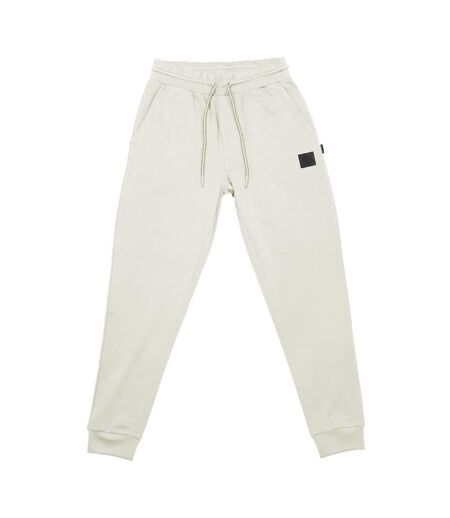 Mens Tapered Joggers Beige Aquascutum