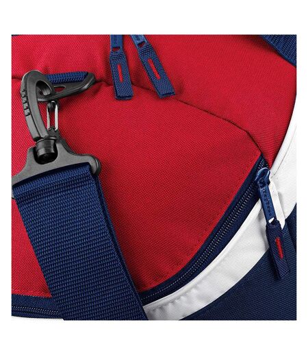 BagBase Teamwear Sport Holdall / Duffel Bag (54 Liters) (French Navy/ Classic Red/ White) (One Size) - UTRW2596