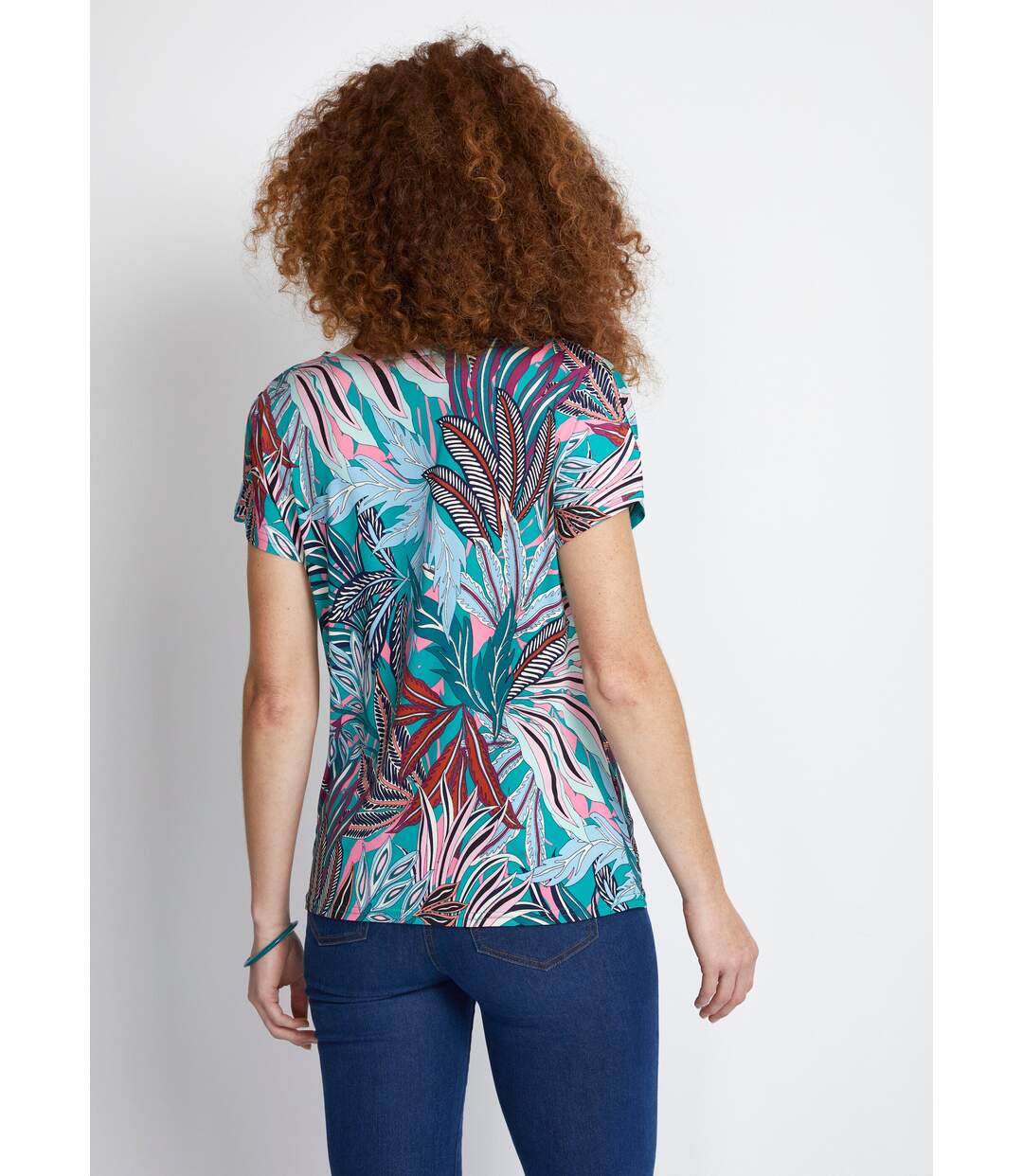 Tee-shirt manches kimono effet blousant-2