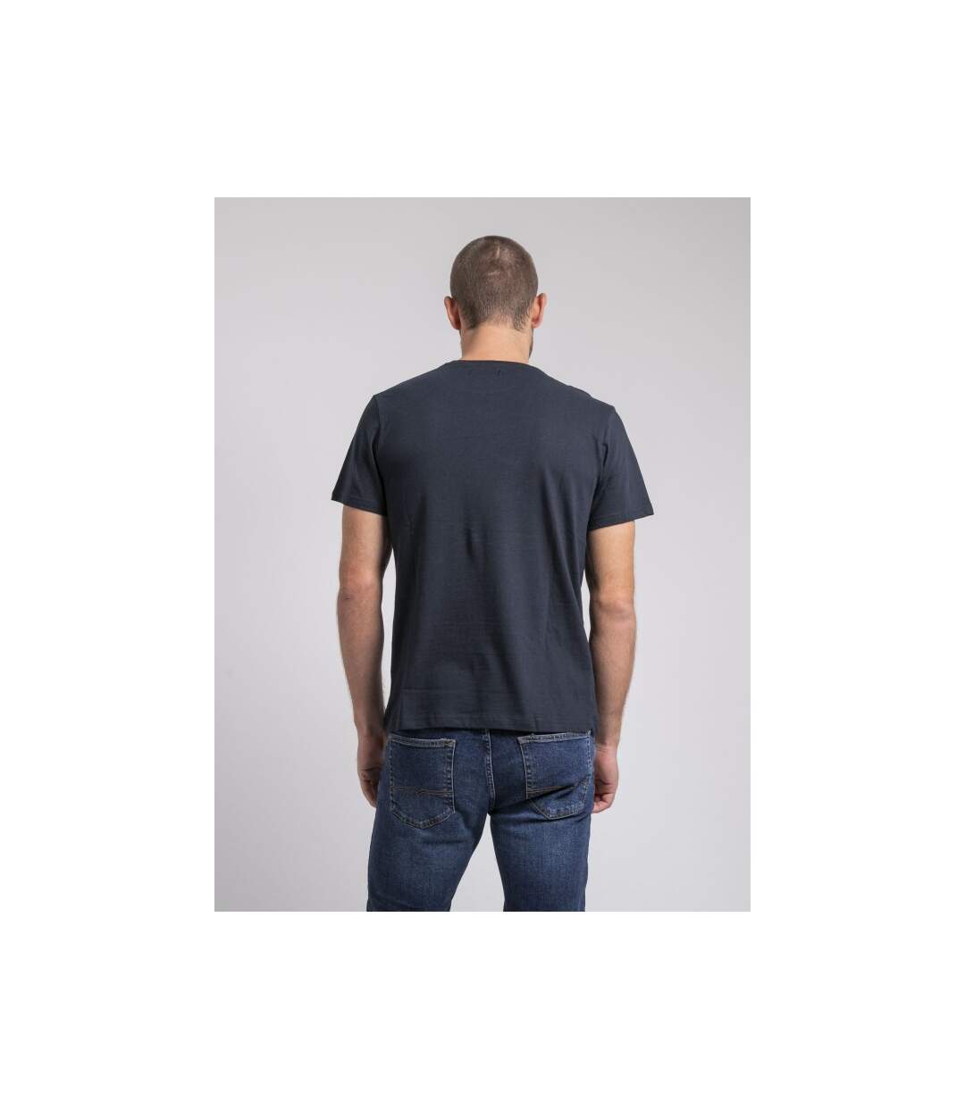 T-shirt col rond pur coton JIMARTIN-2