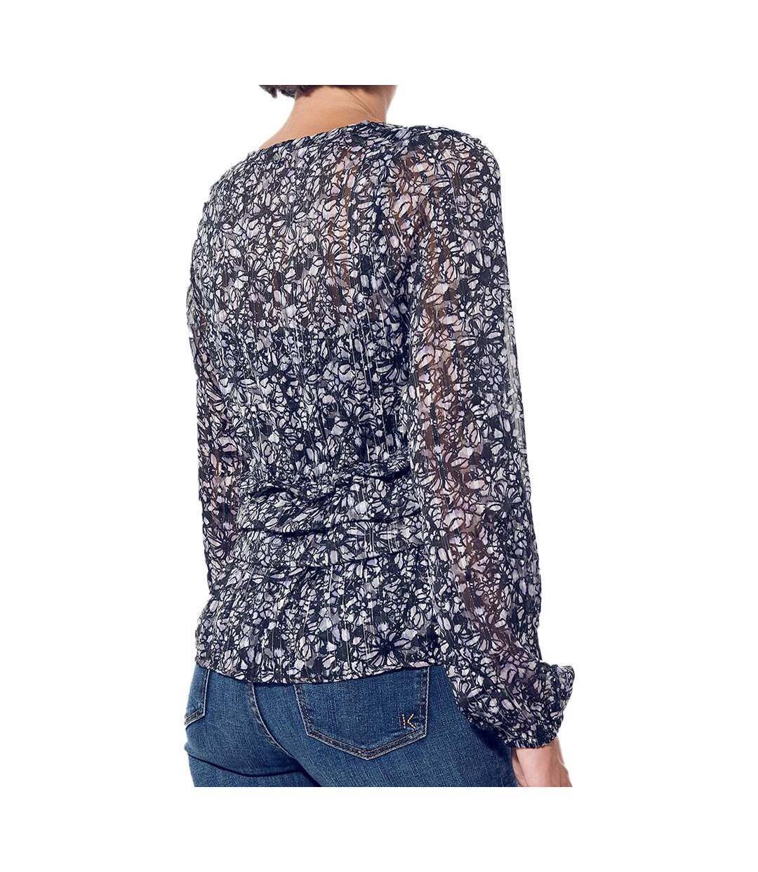 Blouse Bleu à fleurs Femme Kaporal Vian - S-2