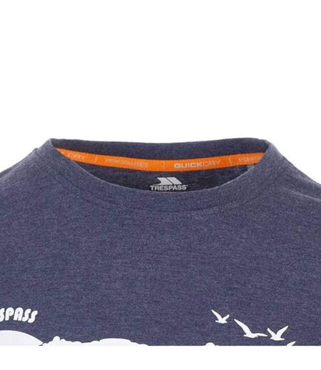 T-shirt Lakehouse Homme Bleu Marine Chiné Trespass