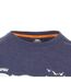 T-shirt Lakehouse Homme Bleu Marine Chiné Trespass-4