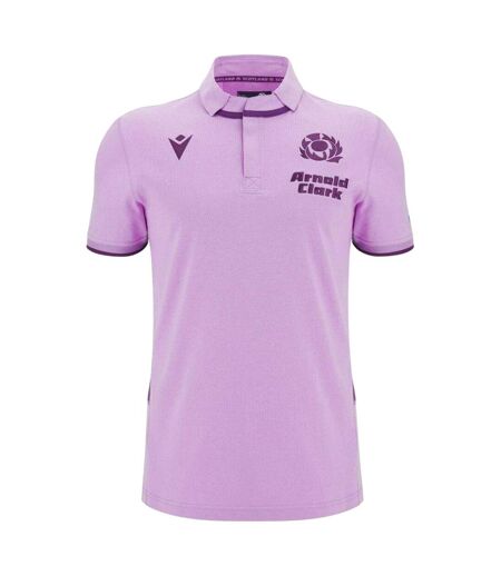 Polo Motif/style Macron 25/26 Homme Blanc Scotland RU