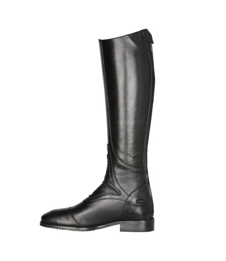 Unisex Adult Tivoli Leather Long Riding Boots Black Moretta