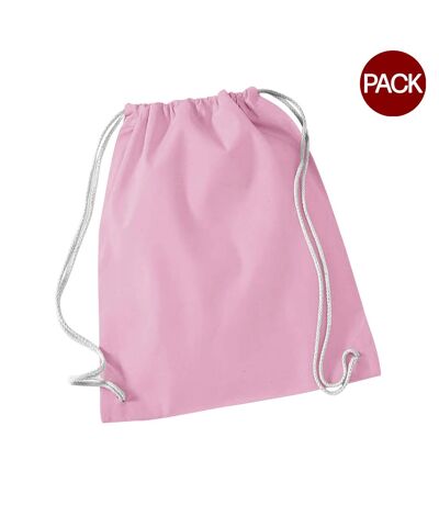 Lot de 2  Sac de gym 12 litres taille unique rose Westford Mill