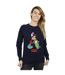 Disney Sweatshirt Mickey Mouse Skate Dude Femme/Femme (Bleu marine) - UTBI27856-2