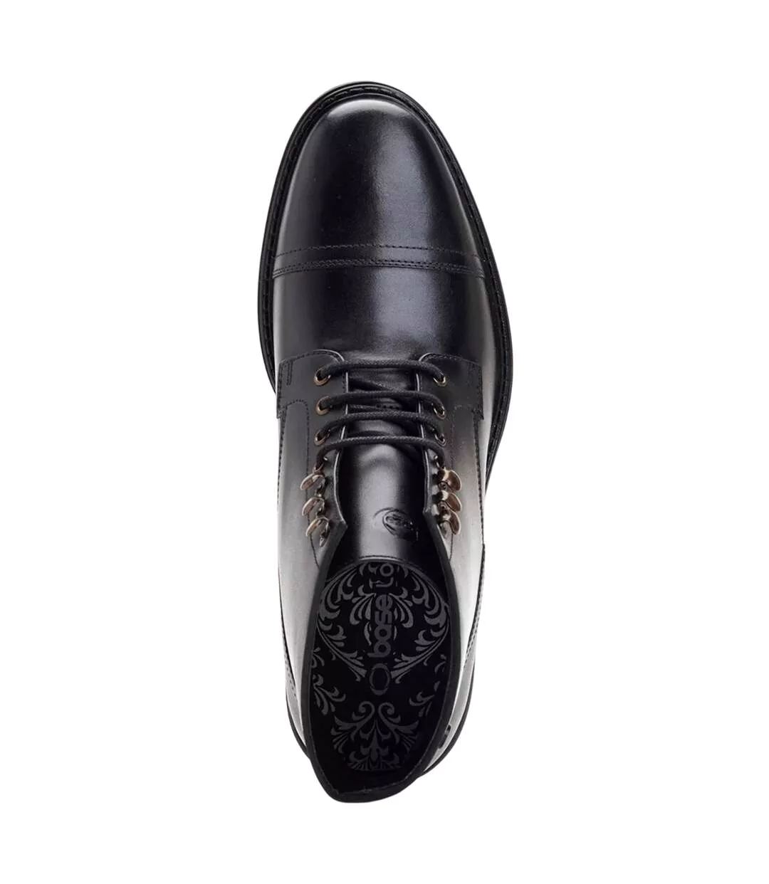 Bottines Duke Homme Noir Base London-4