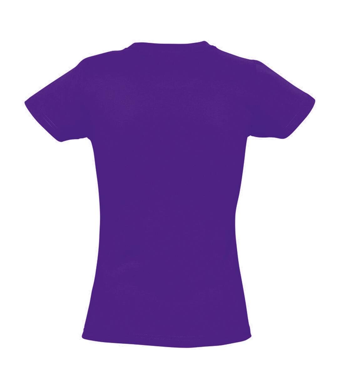 T-shirt imperial femme violet foncé SOLS-2