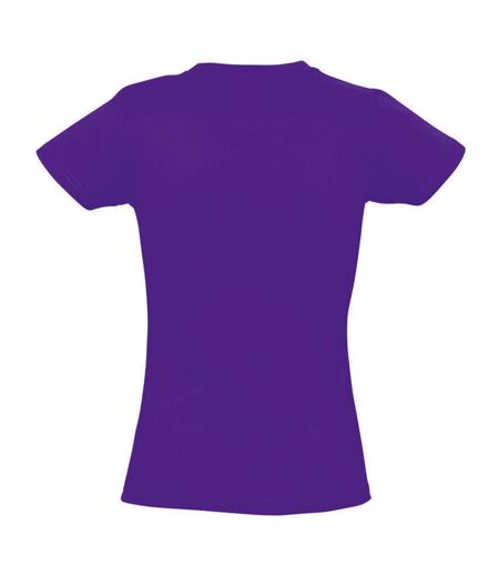 SOLS - T-shirt manches courtes IMPERIAL - Femme (Violet foncé) - UTPC291