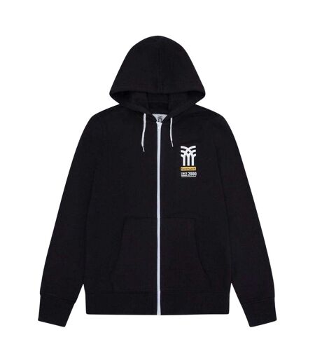 Mens Full Zip Hoodie Black Fenchurch