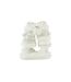 Statuette Déco Ours Polaire Couple 20cm Blanc