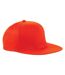 Beechfield Unisex 5 Panel Retro Rapper Cap (Pack of 2) (Orange) - UTRW6724
