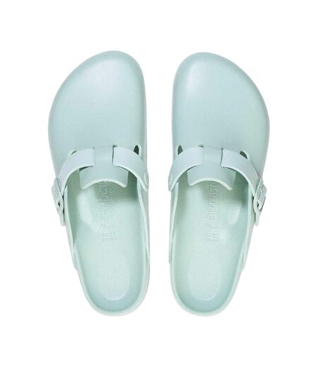 Womens/ladies Boston Clogs Green Birkenstock