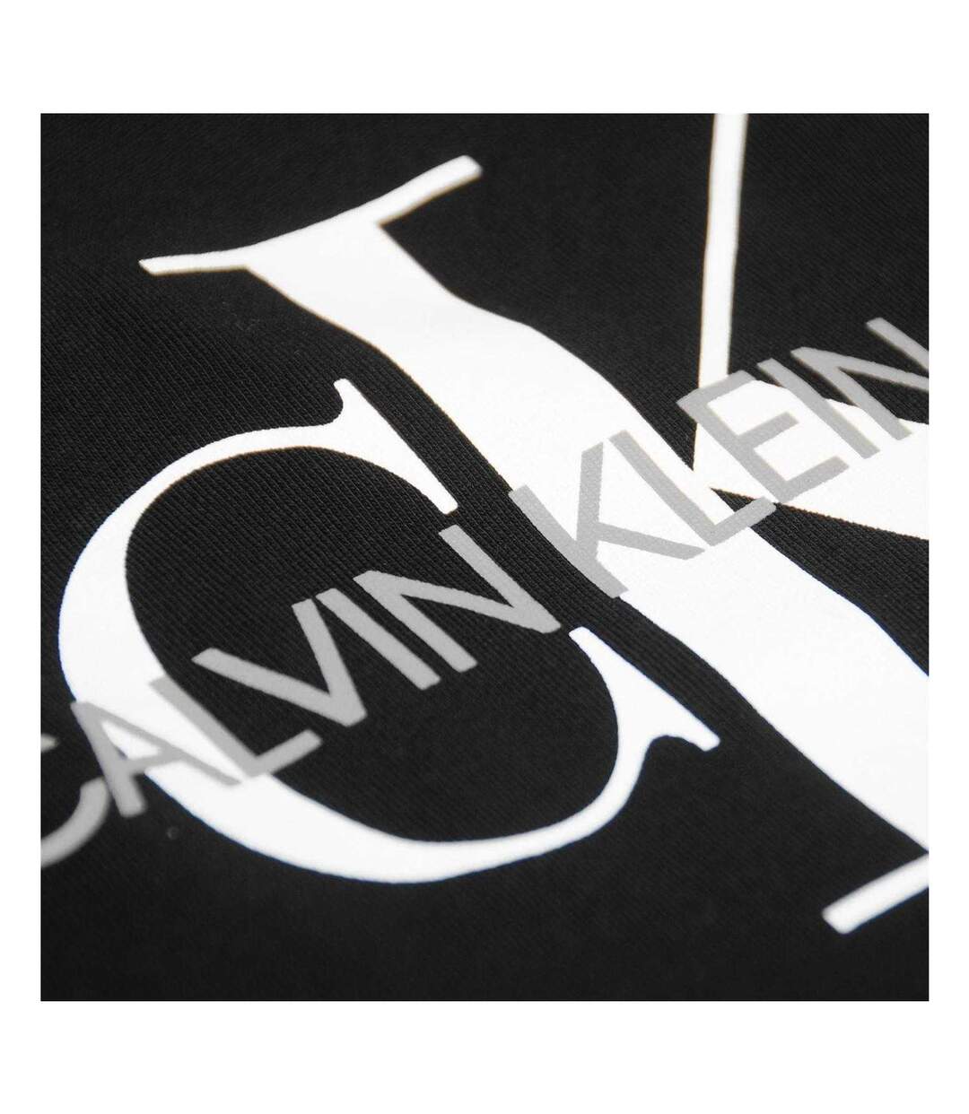 T-shirt Motif/style Logo Jeans Femme Noir Calvin Klein-4