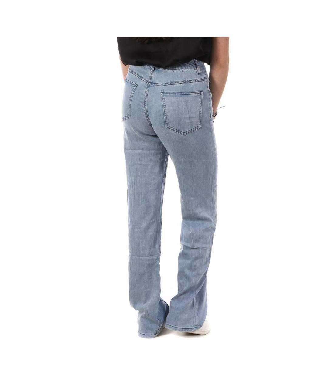 Jean Droit Bleu Femme Monday Premium Wide - M-2