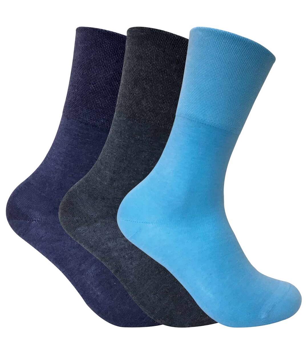 3 Paires Chaussettes Femme Thermiques Diabetiques-1