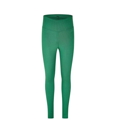 Womens/ladies Train Tight Leggings Vine Green Puma