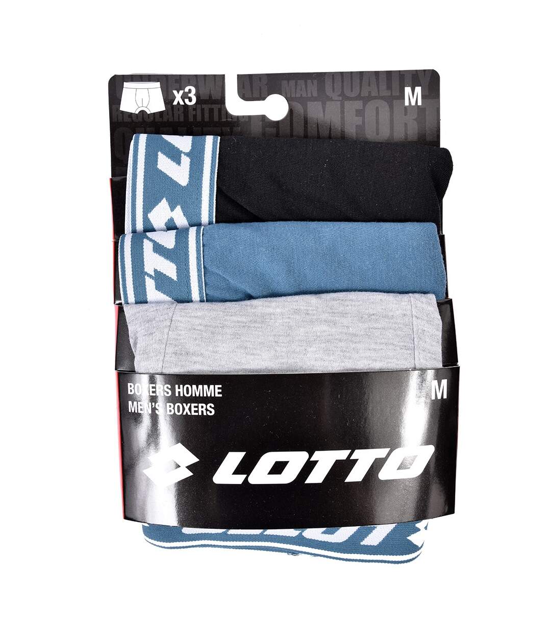 Boxer homme LOTTO Pack de 3 Boxers 1060