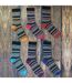 6 Pack Mens Patterned Coloured Soft Cotton Dress Socks-3