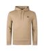 Sweat À Capuche Motif Double Pointe Homme Marron Fred Perry-1