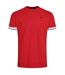 Mens danville pique t-shirt retro red Weird Fish-1